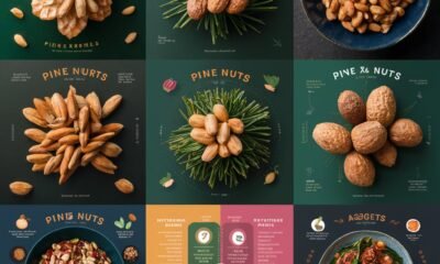 pine kernels and pine nuts
