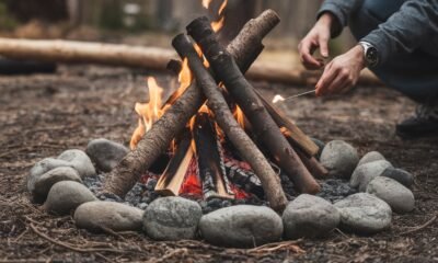 how to build a campfire